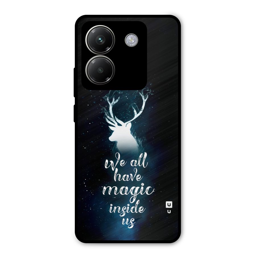 Magic Inside Metal Back Case for Poco M7 Pro 5G