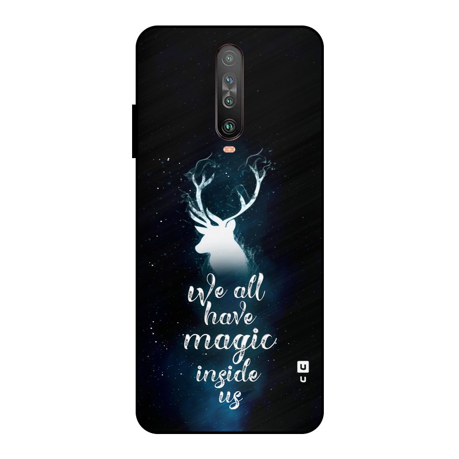 Magic Inside Metal Back Case for Poco X2
