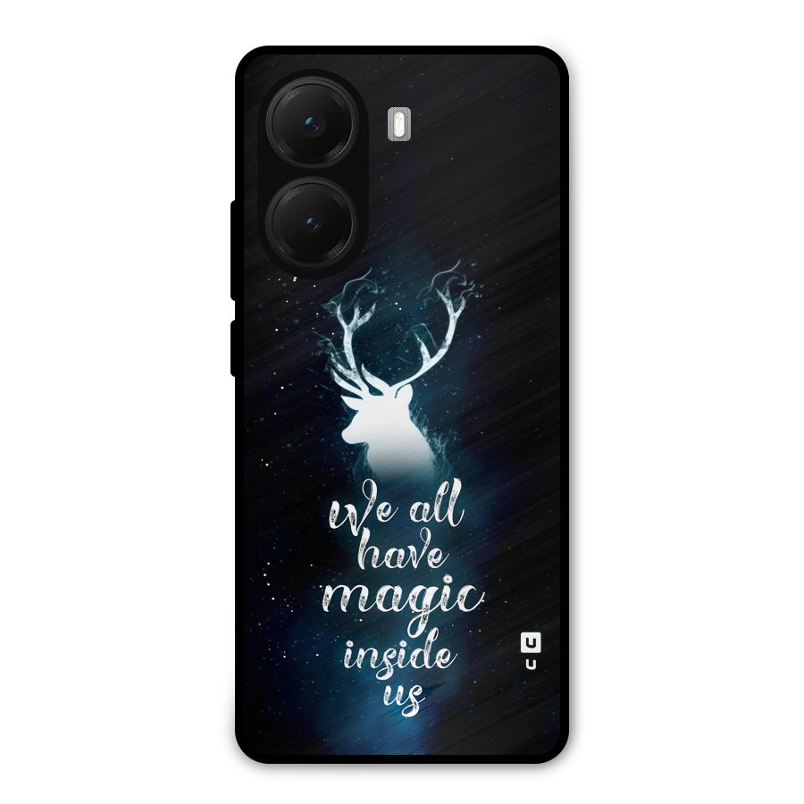 Magic Inside Metal Back Case for Poco X7 Pro
