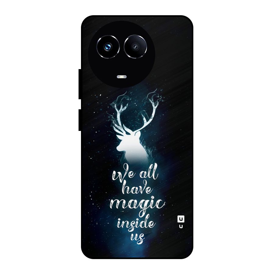 Magic Inside Metal Back Case for Realme 11 5G