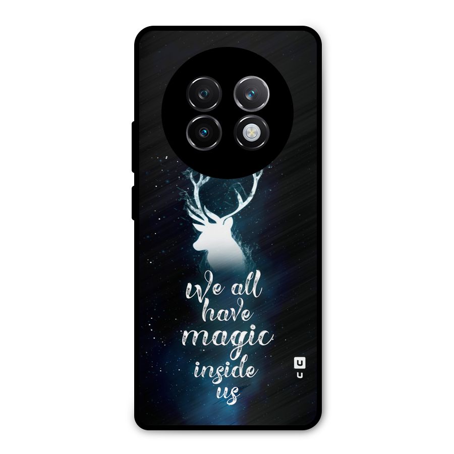 Magic Inside Metal Back Case for Realme 13 Plus