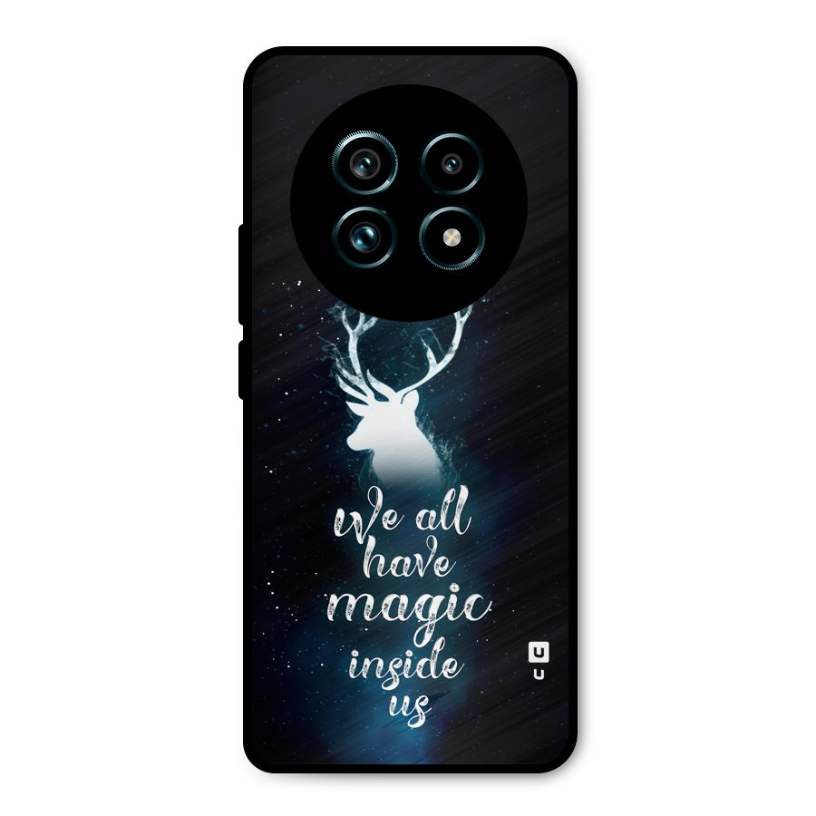Magic Inside Metal Back Case for Realme 13 Pro Plus