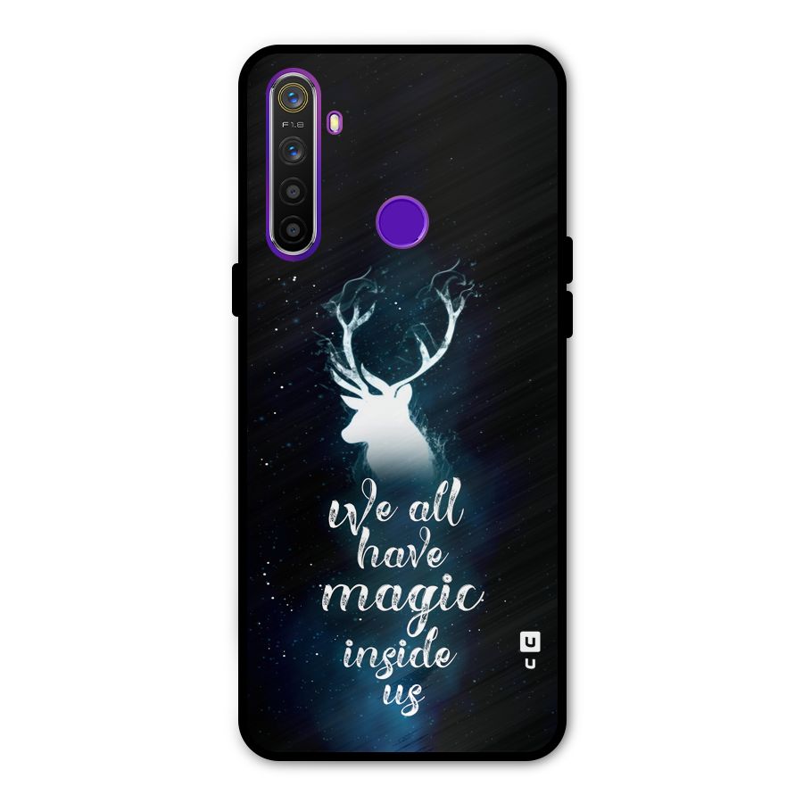 Magic Inside Metal Back Case for Realme Narzo 10