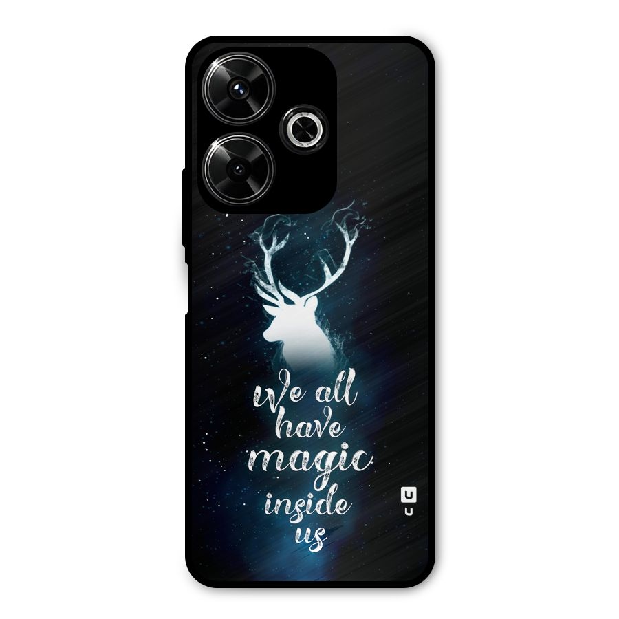 Magic Inside Metal Back Case for Redmi 13 5G