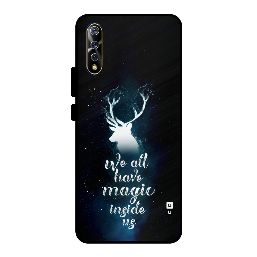 Magic Inside Metal Back Case for Vivo S1