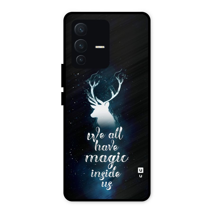 Magic Inside Metal Back Case for Vivo V23 5G