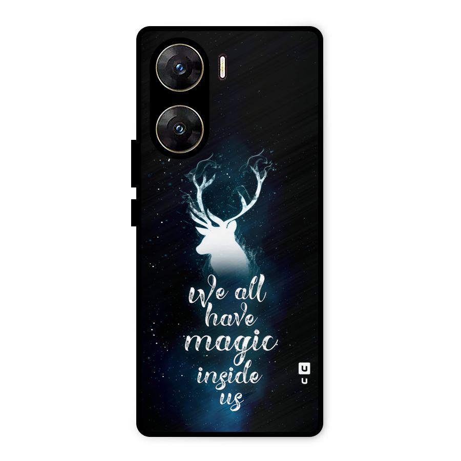 Magic Inside Metal Back Case for Vivo V29e