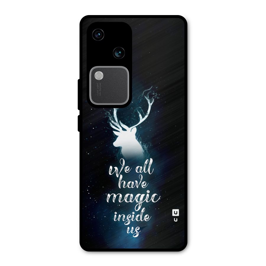 Magic Inside Metal Back Case for Vivo V30