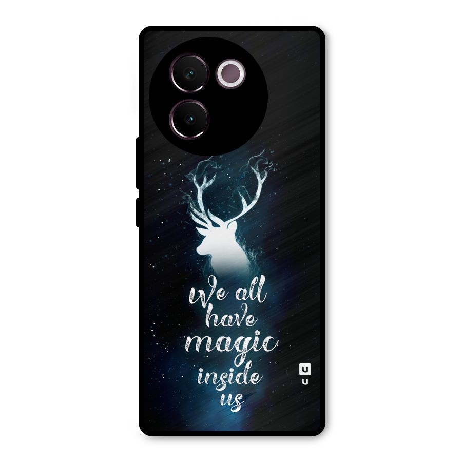 Magic Inside Metal Back Case for Vivo V30e