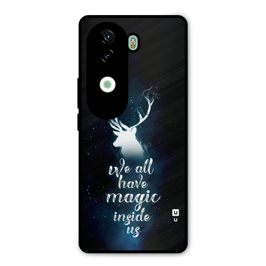 Magic Inside Metal Back Case for Vivo V40e