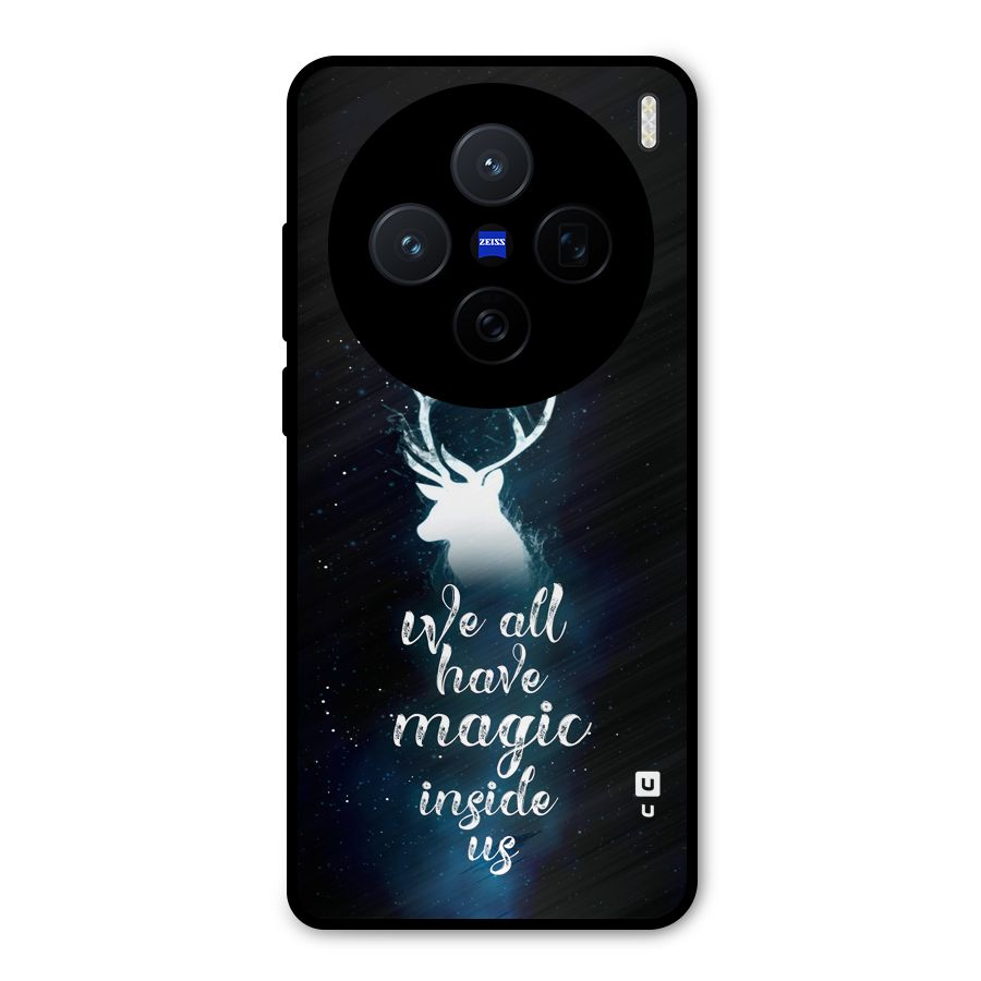 Magic Inside Metal Back Case for Vivo X200