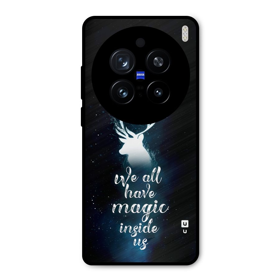 Magic Inside Metal Back Case for Vivo X200 Pro