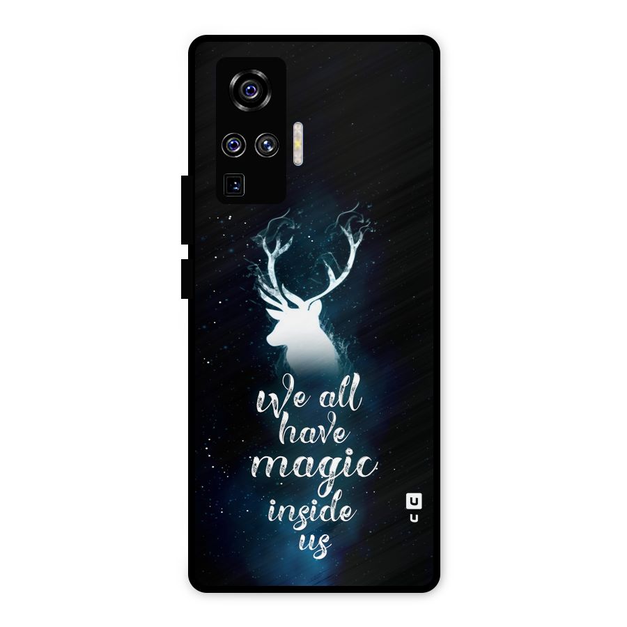 Magic Inside Metal Back Case for Vivo X50 Pro