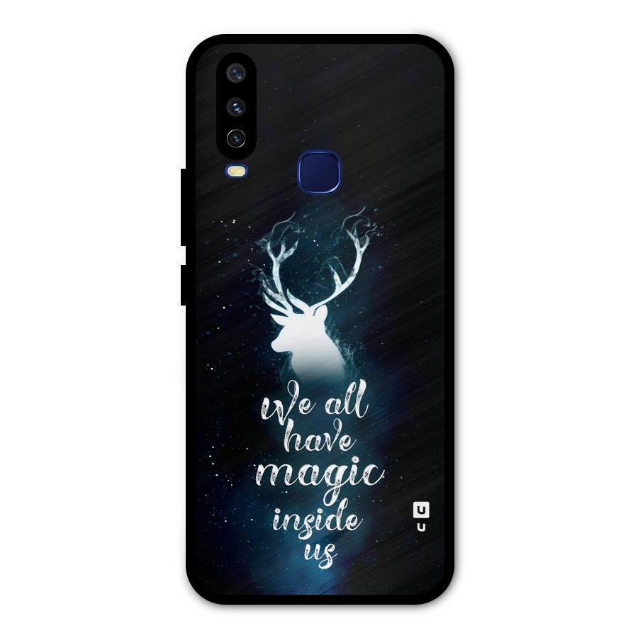 Magic Inside Metal Back Case for Vivo Y15