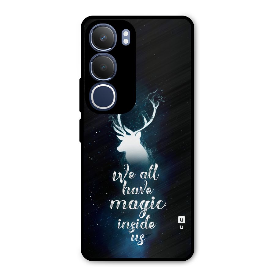 Magic Inside Metal Back Case for Vivo Y29