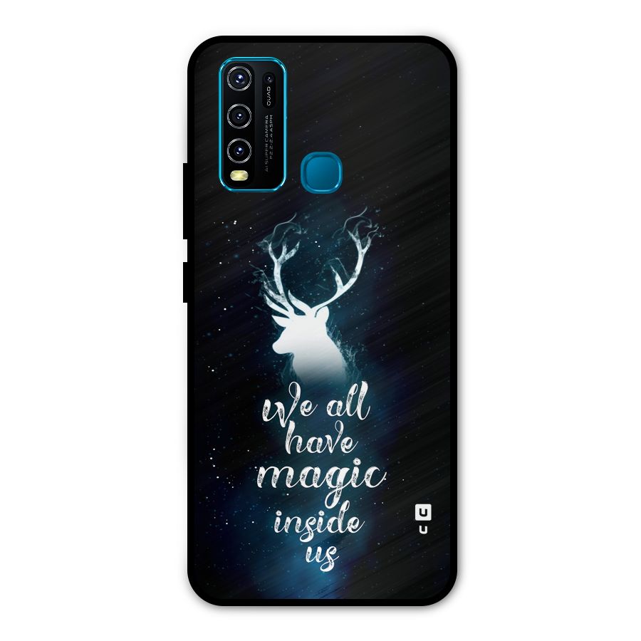Magic Inside Metal Back Case for Vivo Y50