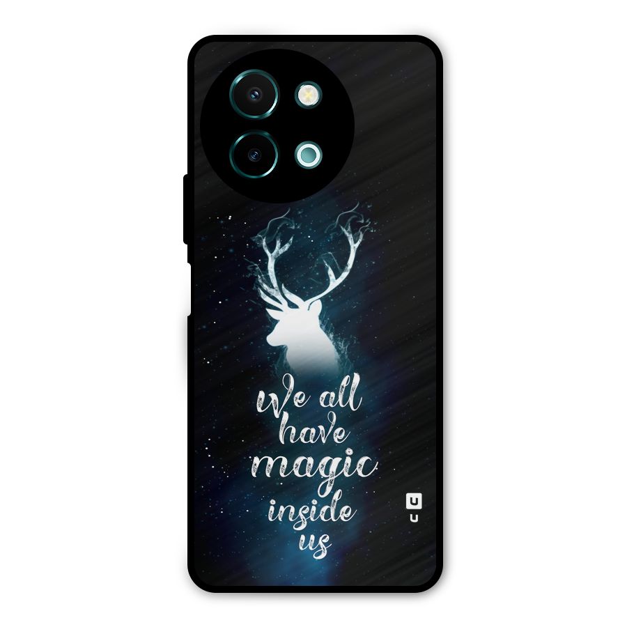 Magic Inside Metal Back Case for Vivo Y58