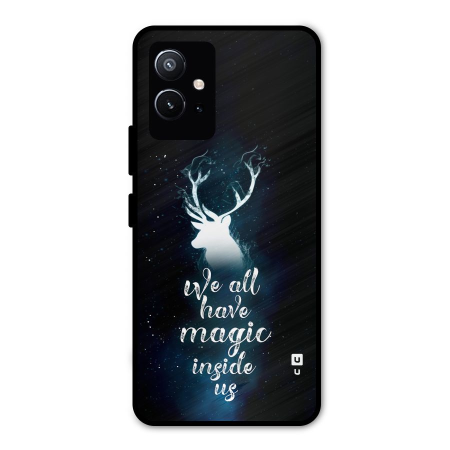 Magic Inside Metal Back Case for Vivo Y75 5G
