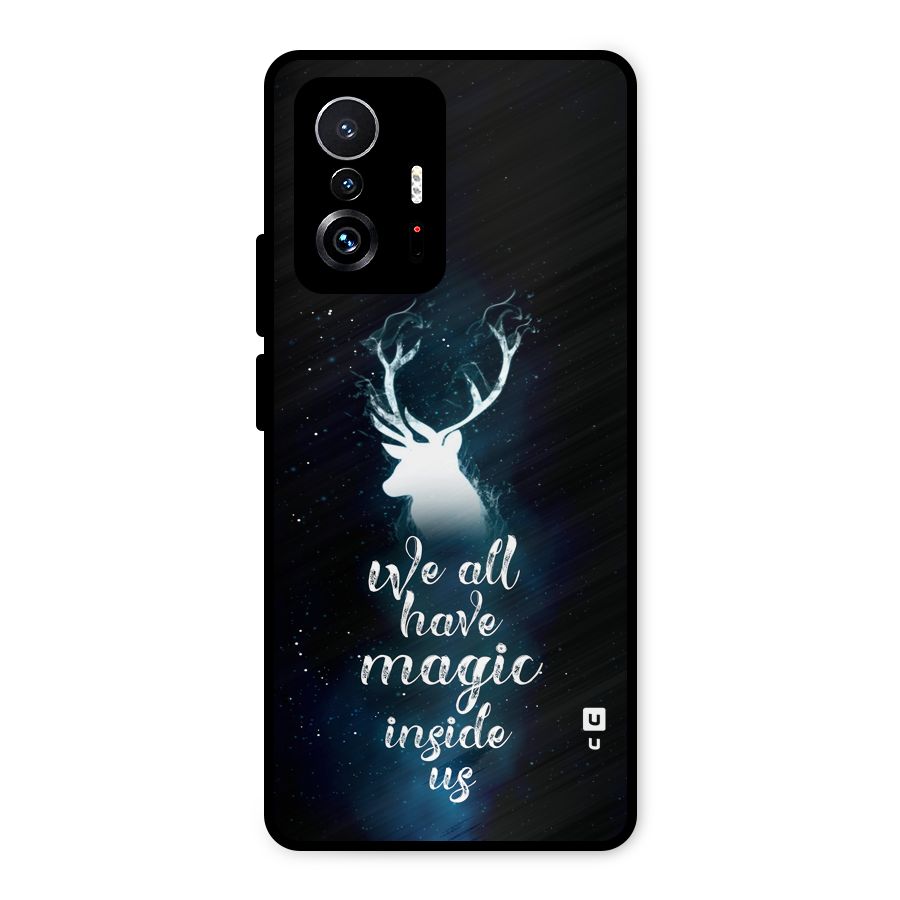 Magic Inside Metal Back Case for Xiaomi 11T Pro