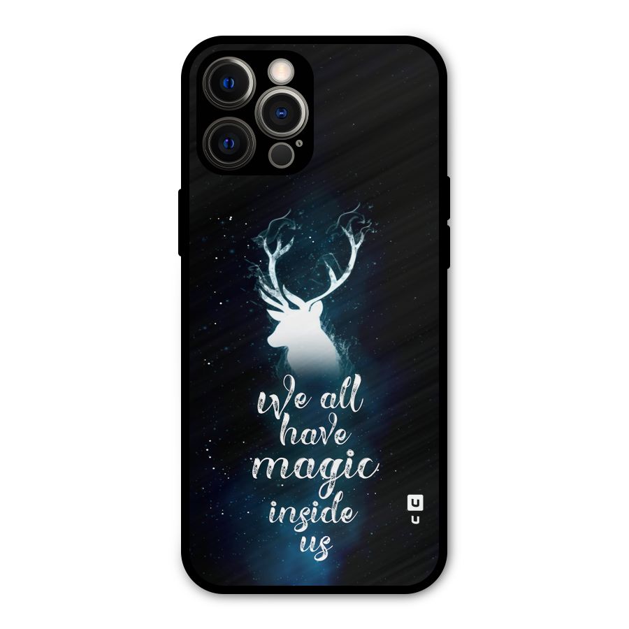 Magic Inside Metal Back Case for iPhone 12 Pro Max