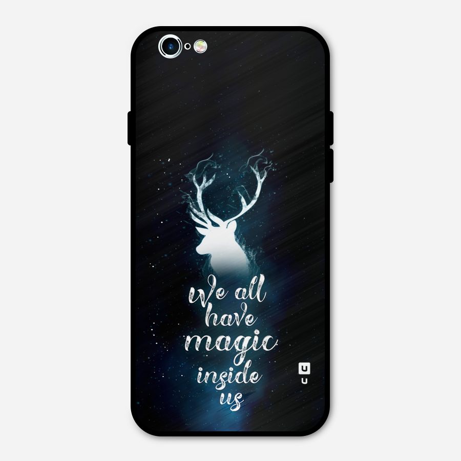 Magic Inside Metal Back Case for iPhone 6 6s