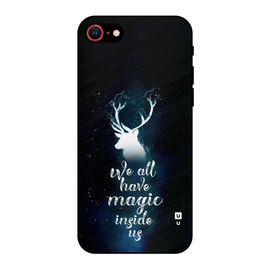 Magic Inside Metal Back Case for iPhone 7