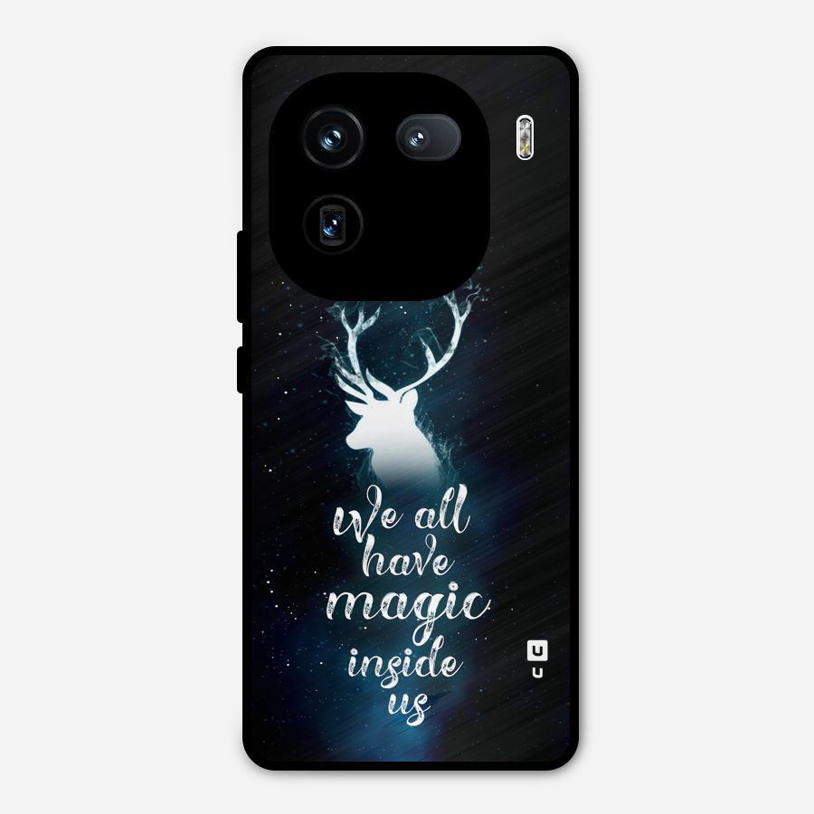 Magic Inside Metal Back Case for iQOO 12