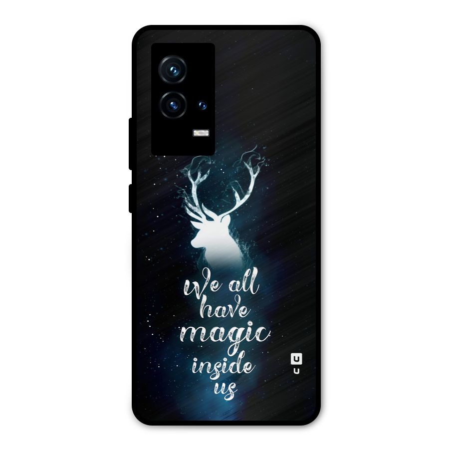 Magic Inside Metal Back Case for iQOO 9 5G