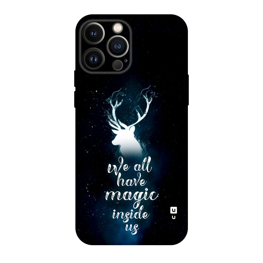 Magic Inside Original Polycarbonate Back Case for iPhone 13 Pro Max