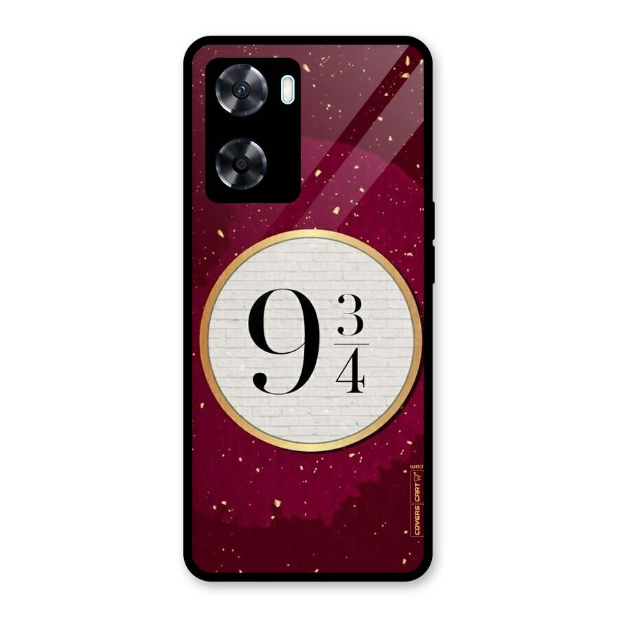 Magic Number Glass Back Case for Oppo A77s