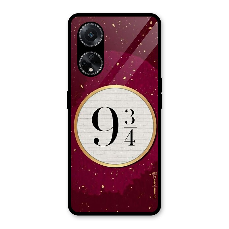 Magic Number Glass Back Case for Oppo F23