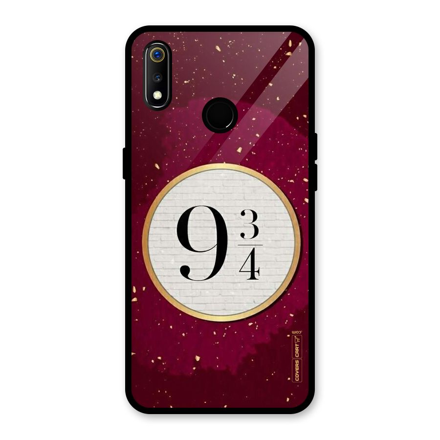 Magic Number Glass Back Case for Realme 3
