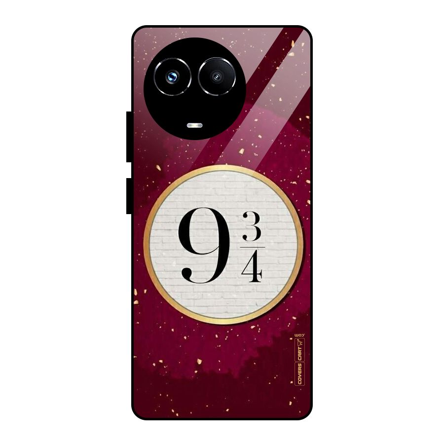 Magic Number Glass Back Case for Realme Narzo 60X