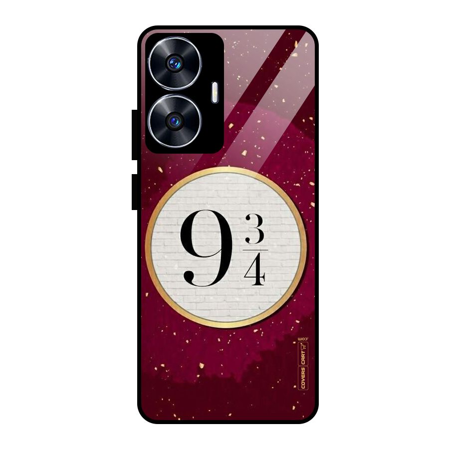 Magic Number Glass Back Case for Realme Narzo N55