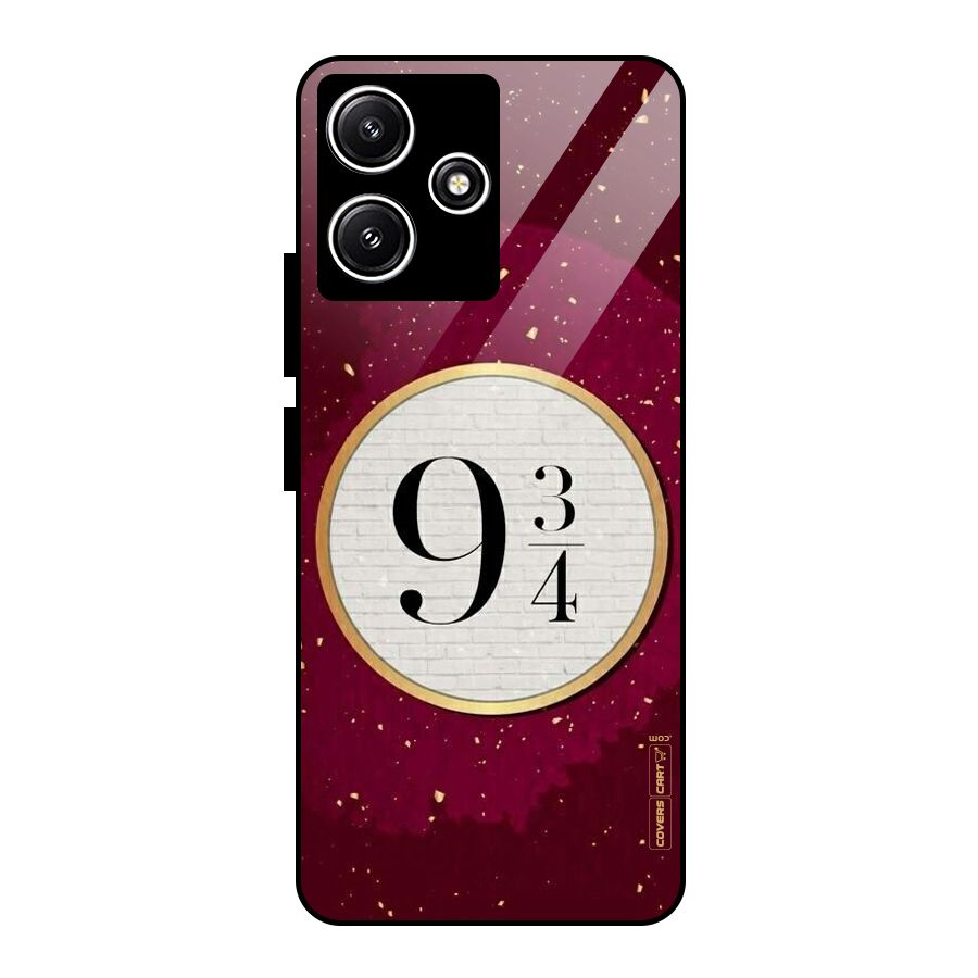 Magic Number Glass Back Case for Redmi 12 5G