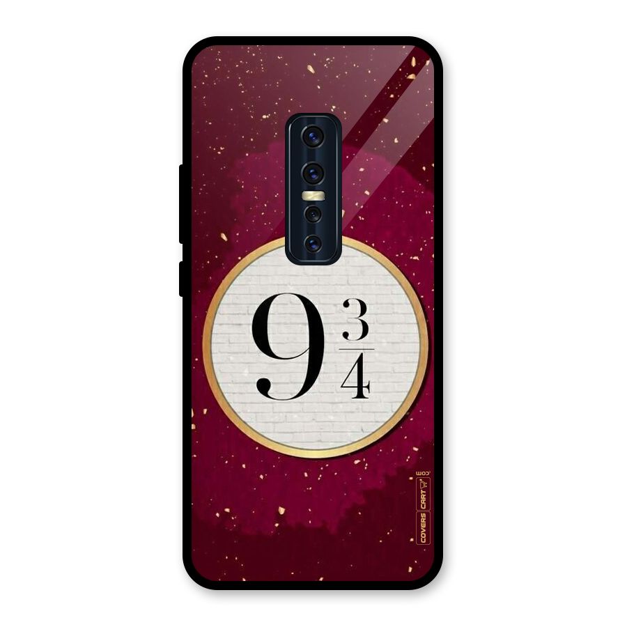 Magic Number Glass Back Case for Vivo V17 Pro