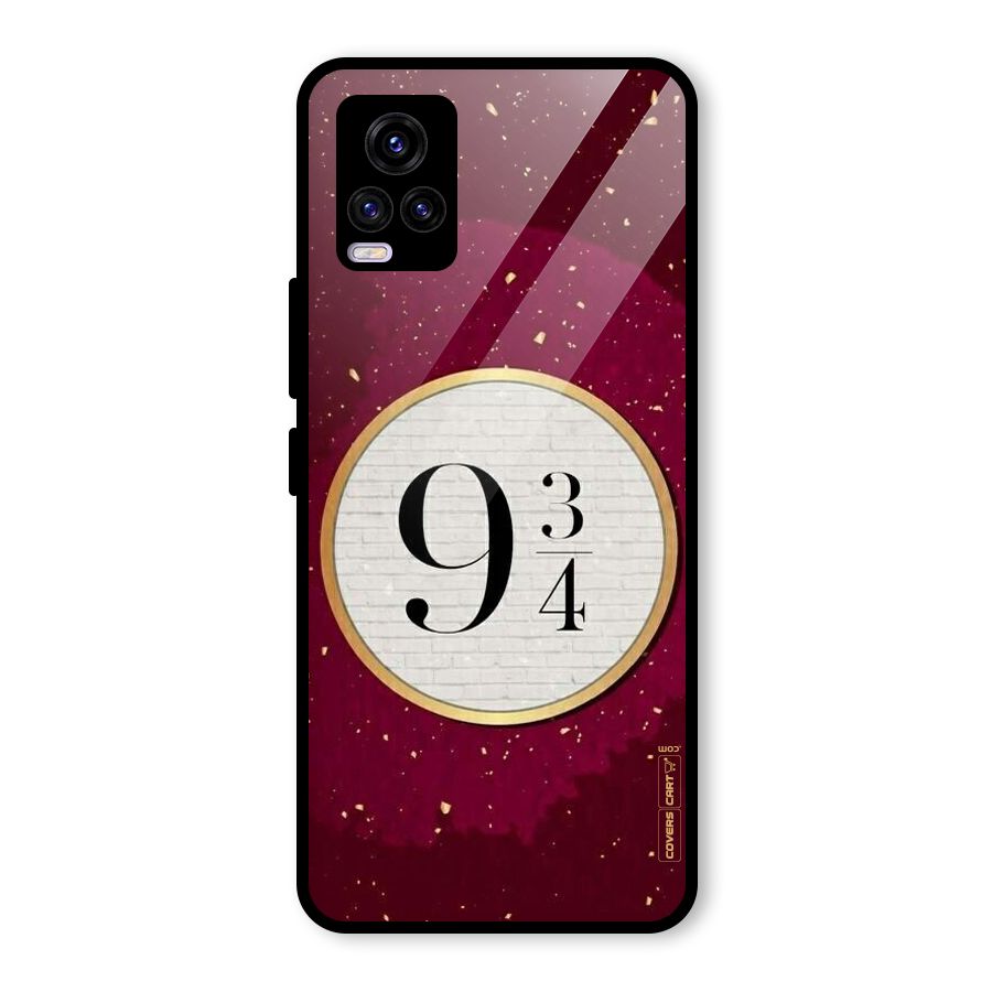 Magic Number Glass Back Case for Vivo V20 2021