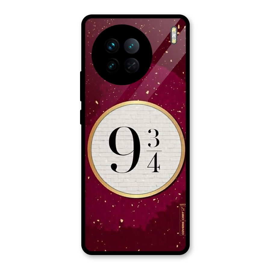 Magic Number Glass Back Case for Vivo X90