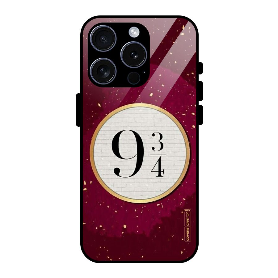 Magic Number Glass Back Case for iPhone 15 Pro