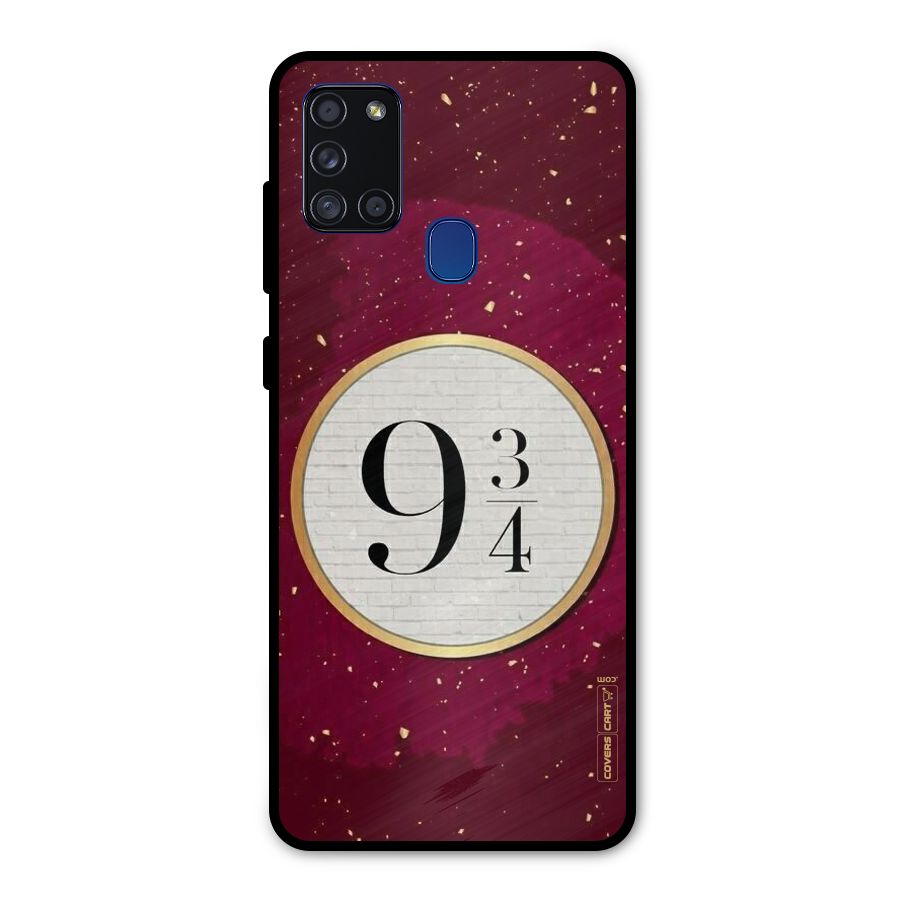 Magic Number Metal Back Case for Galaxy A21s