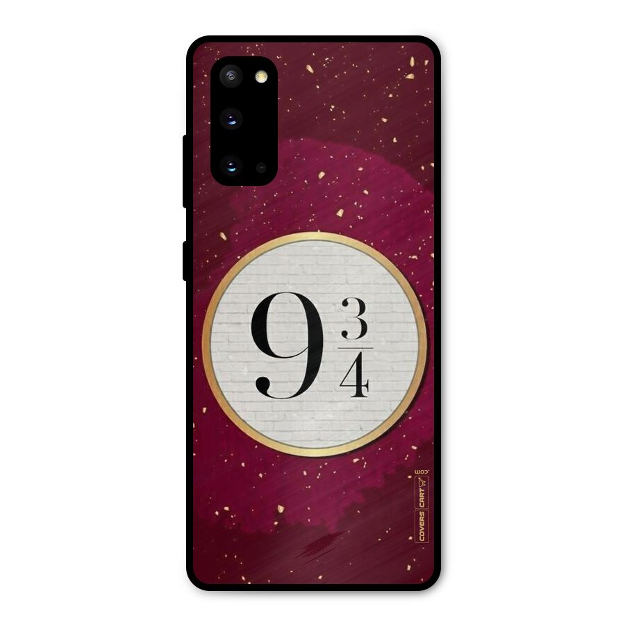 Magic Number Metal Back Case for Galaxy S20