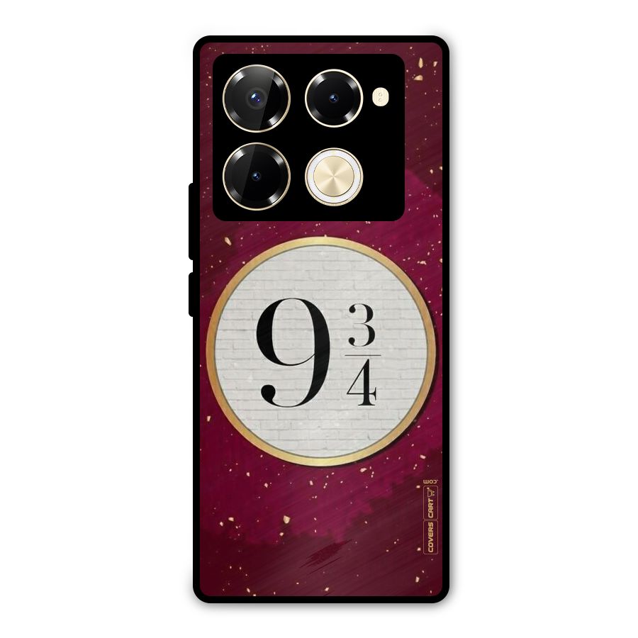 Magic Number Metal Back Case for Infinix Note 40 Pro Plus