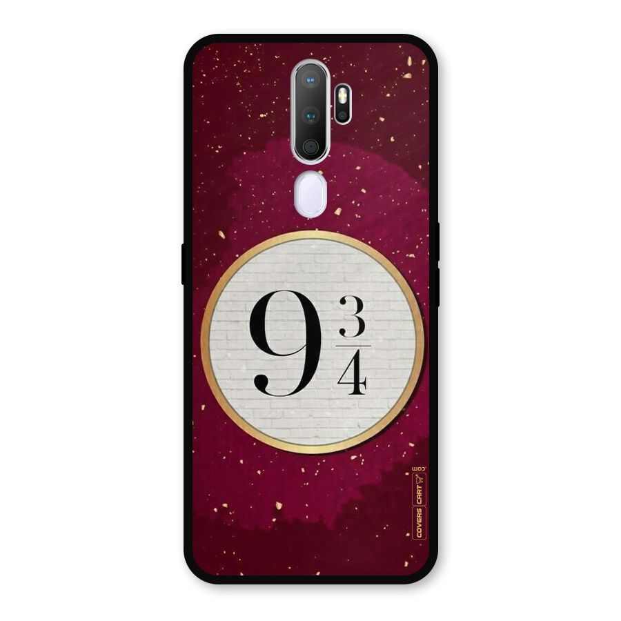 Magic Number Metal Back Case for Oppo A9 (2020)