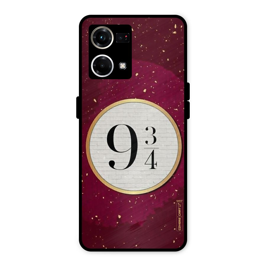 Magic Number Metal Back Case for Oppo F21 Pro 4G