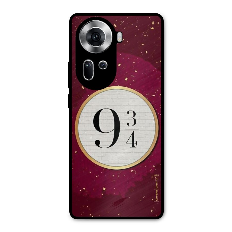 Magic Number Metal Back Case for Oppo Reno11 5G
