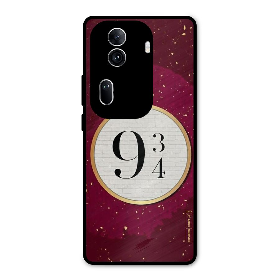 Magic Number Metal Back Case for Oppo Reno11 Pro 5G