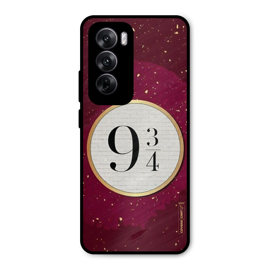 Magic Number Metal Back Case for Oppo Reno12