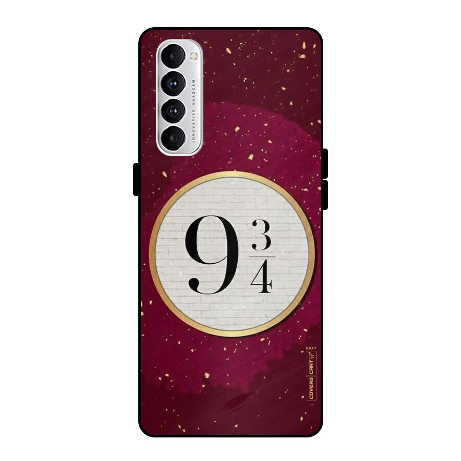 Magic Number Metal Back Case for Oppo Reno4 Pro