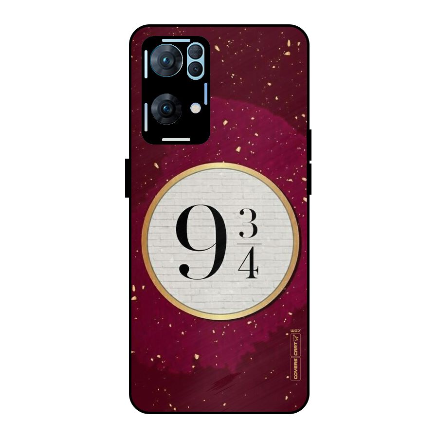 Magic Number Metal Back Case for Oppo Reno7 Pro 5G