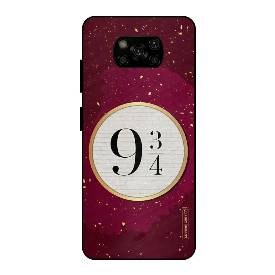 Magic Number Metal Back Case for Poco X3